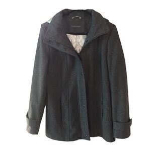 EUC Calvin Klein wool winter coat